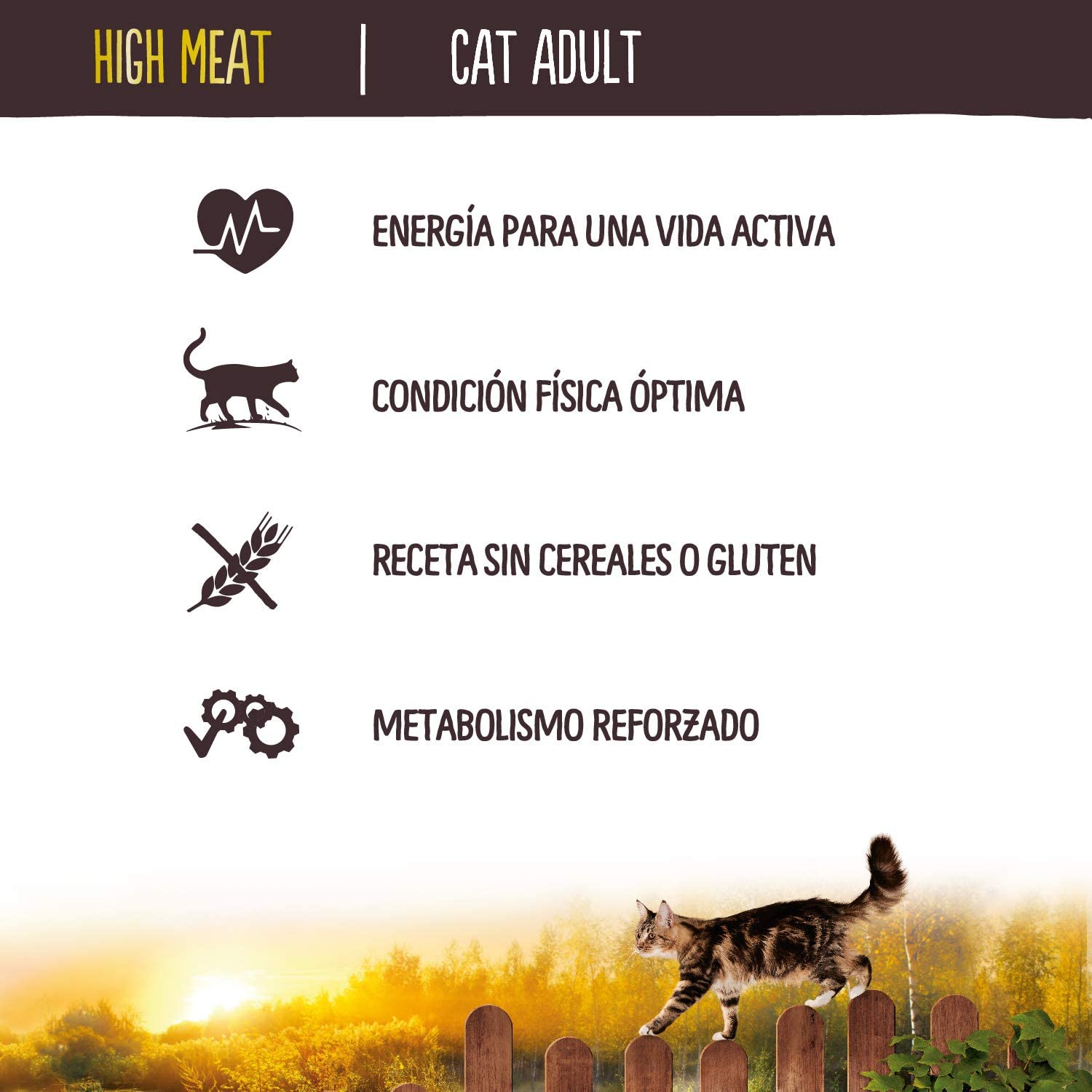  True Instinct High Meat - Pienso para Gatos Adultos con Salmón sin espinas y atún- 1 kg 