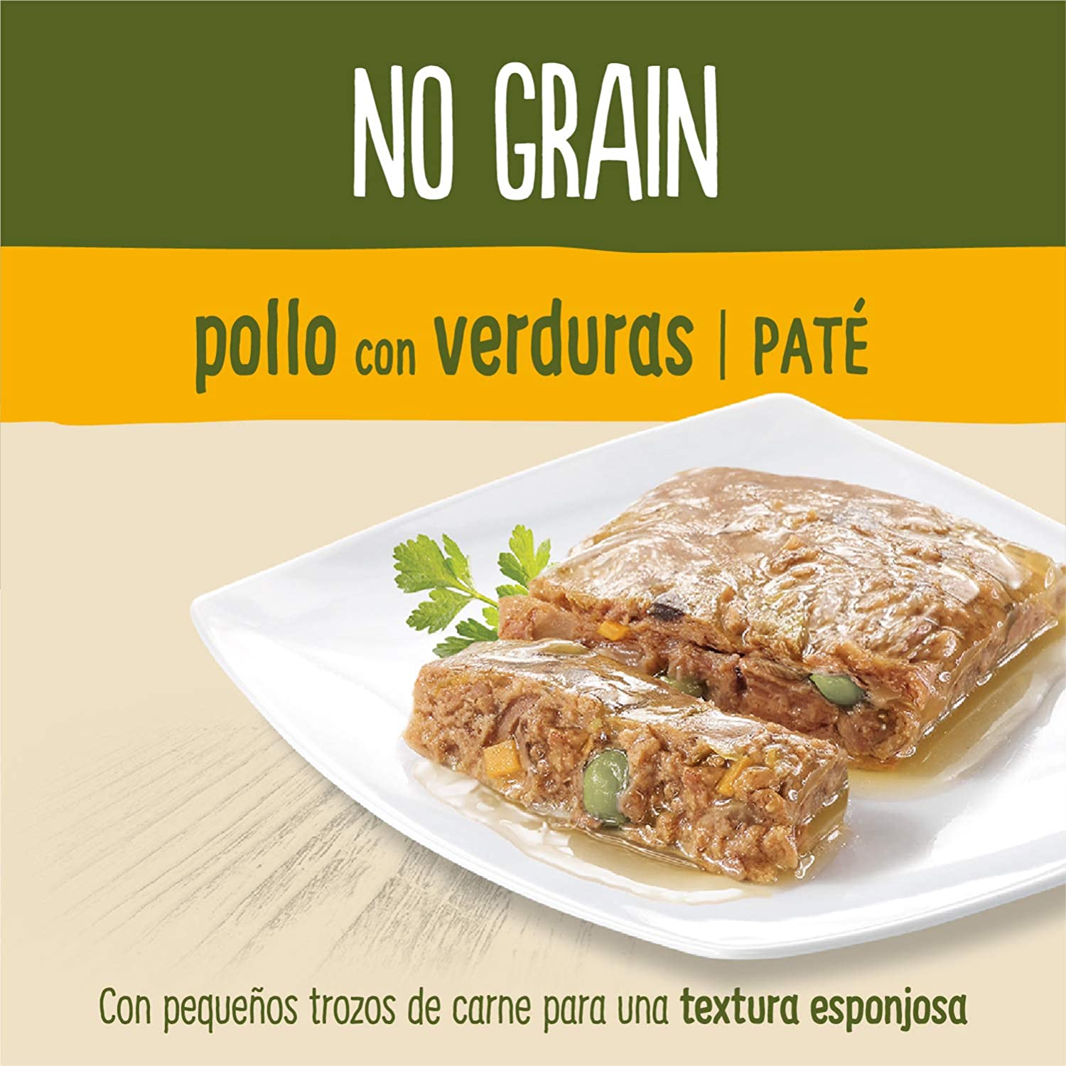  True Instinct No Grain Paté de Pollo con Verduras para Gatos 70 gr - Pack de 8 