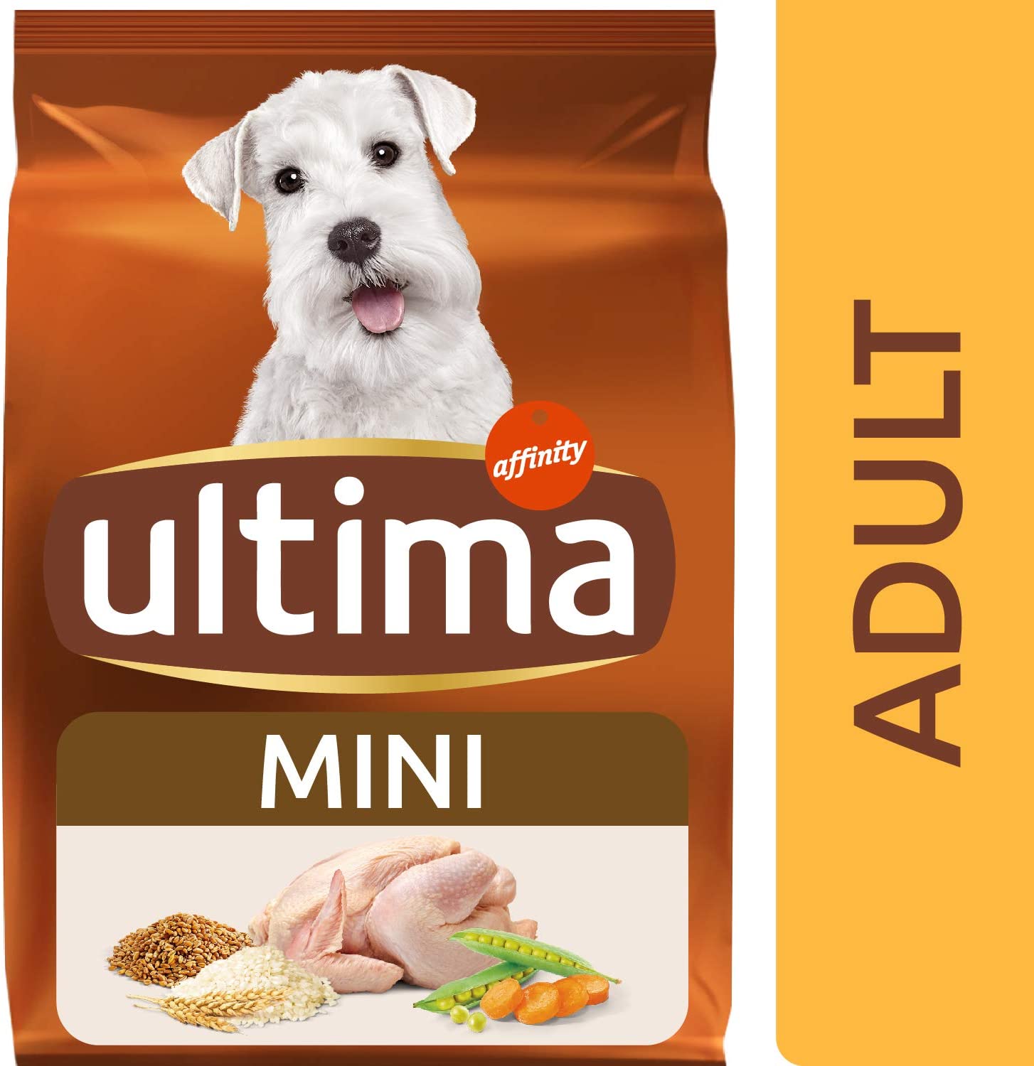  Ultima Pienso para Perros Mini con Pollo - Pack de 4 x 1.5 kg, Total: 6 kg 