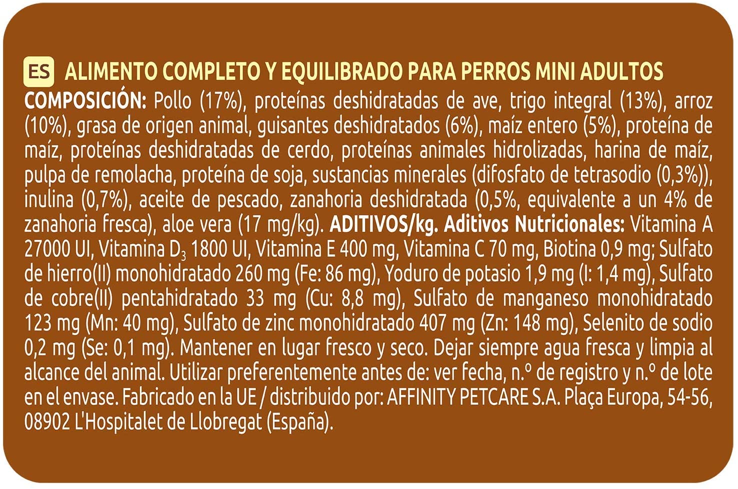  Ultima Pienso para Perros Mini con Pollo - Pack de 4 x 1.5 kg, Total: 6 kg 