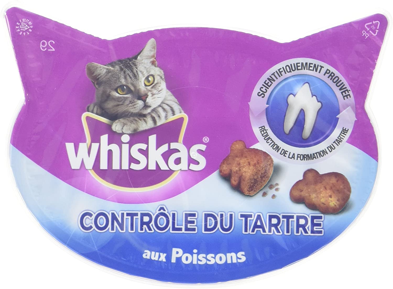  Whiskas Anti-Hairball de 60 g para bolas de pelo de uso diario para gatos (Pack de 8) 