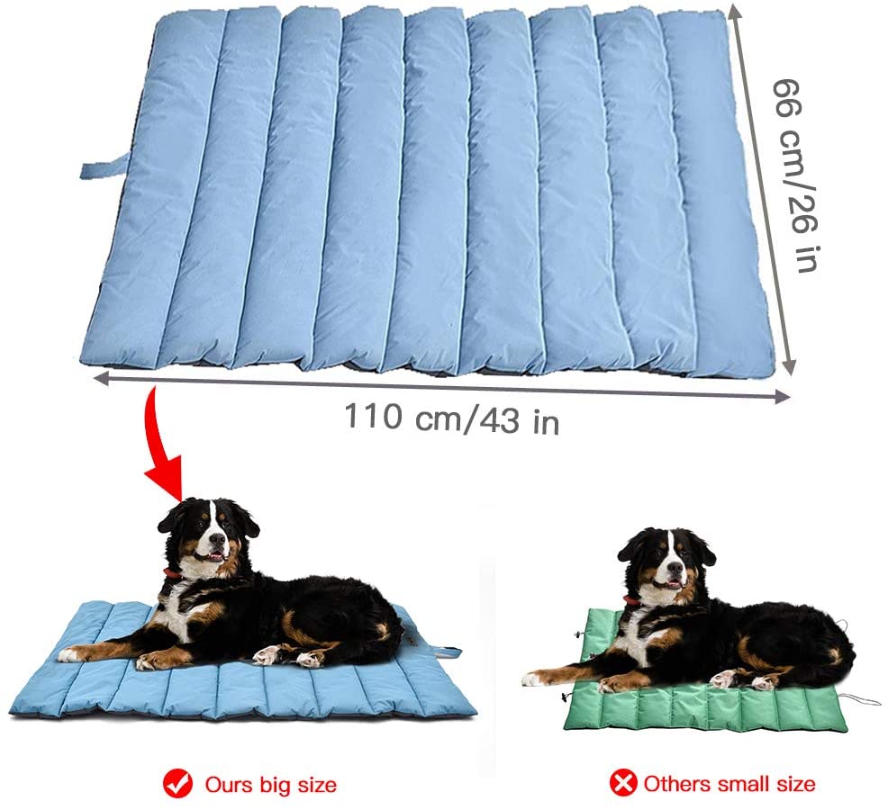  XIAPIA Cama Perro Impermeable Colchoneta,Almohada Relajante Perro Colchón Perros Viscoelastica Cojines Lavable Impermeable para Perros Medianos,Grande 