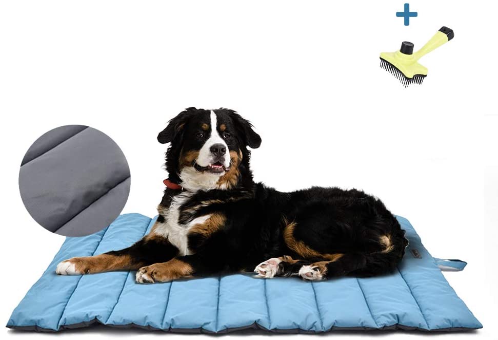  XIAPIA Cama Perro Impermeable Colchoneta,Almohada Relajante Perro Colchón Perros Viscoelastica Cojines Lavable Impermeable para Perros Medianos,Grande 