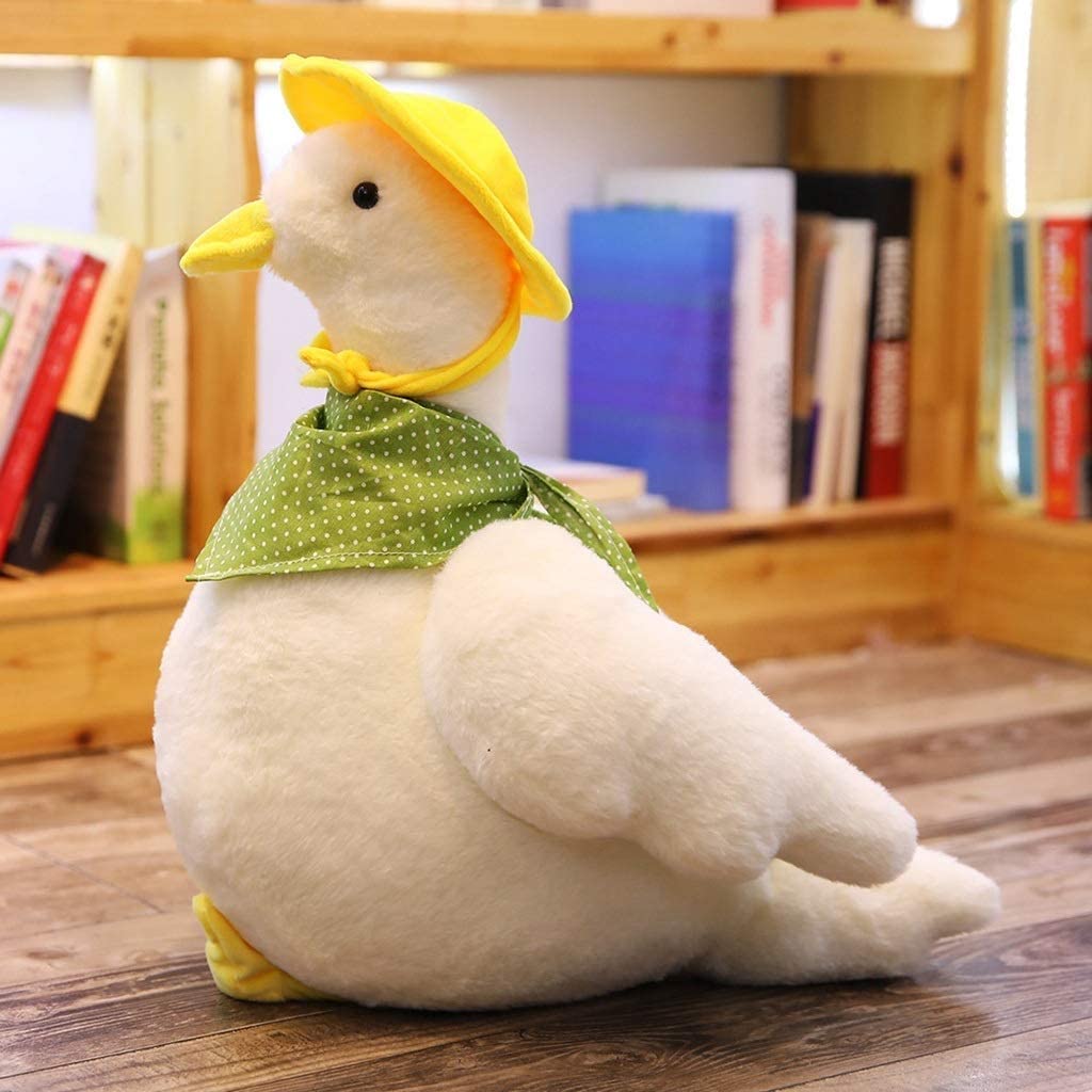  ZMDZA Juguete de Felpa, Ducky Amarillo Animal Relleno Felpa Patito, Pato Animales de Peluche, bebé Cesta de Pascua, Huevos de Pascua, favores de Fiesta (Color : B, Size : 40cm) 