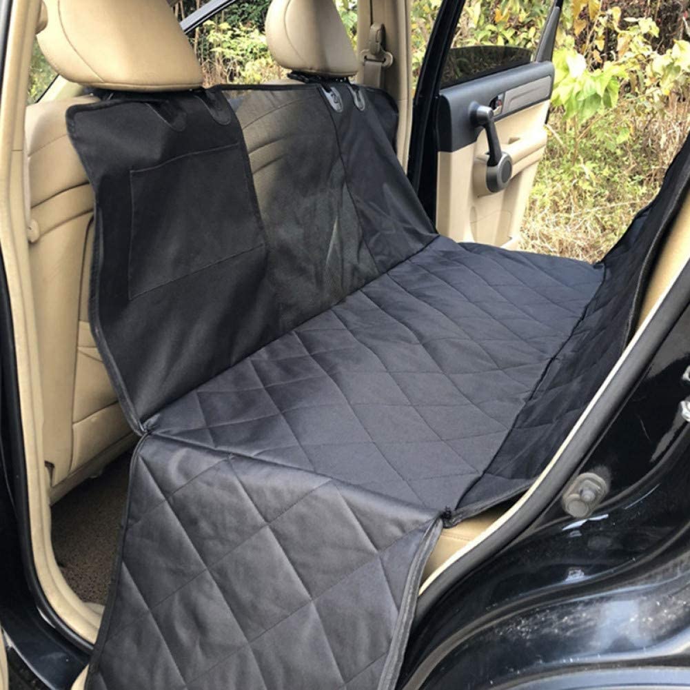  ZZSDG Impermeable Mascotas Funda de Asiento de Coche Portador de Perro Malla Ventana de visualización Gato Perro Hamaca Cojín Protector Organizador Accesorios 