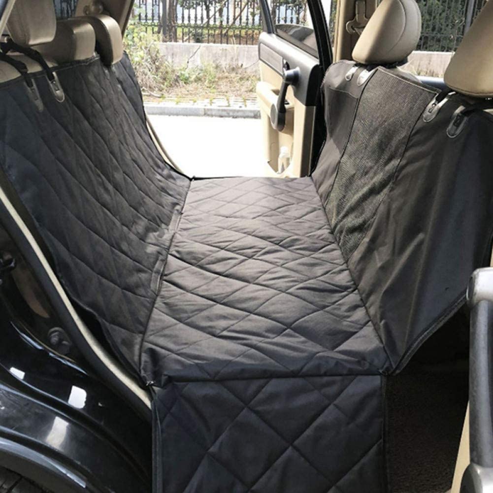  ZZSDG Impermeable Mascotas Funda de Asiento de Coche Portador de Perro Malla Ventana de visualización Gato Perro Hamaca Cojín Protector Organizador Accesorios 