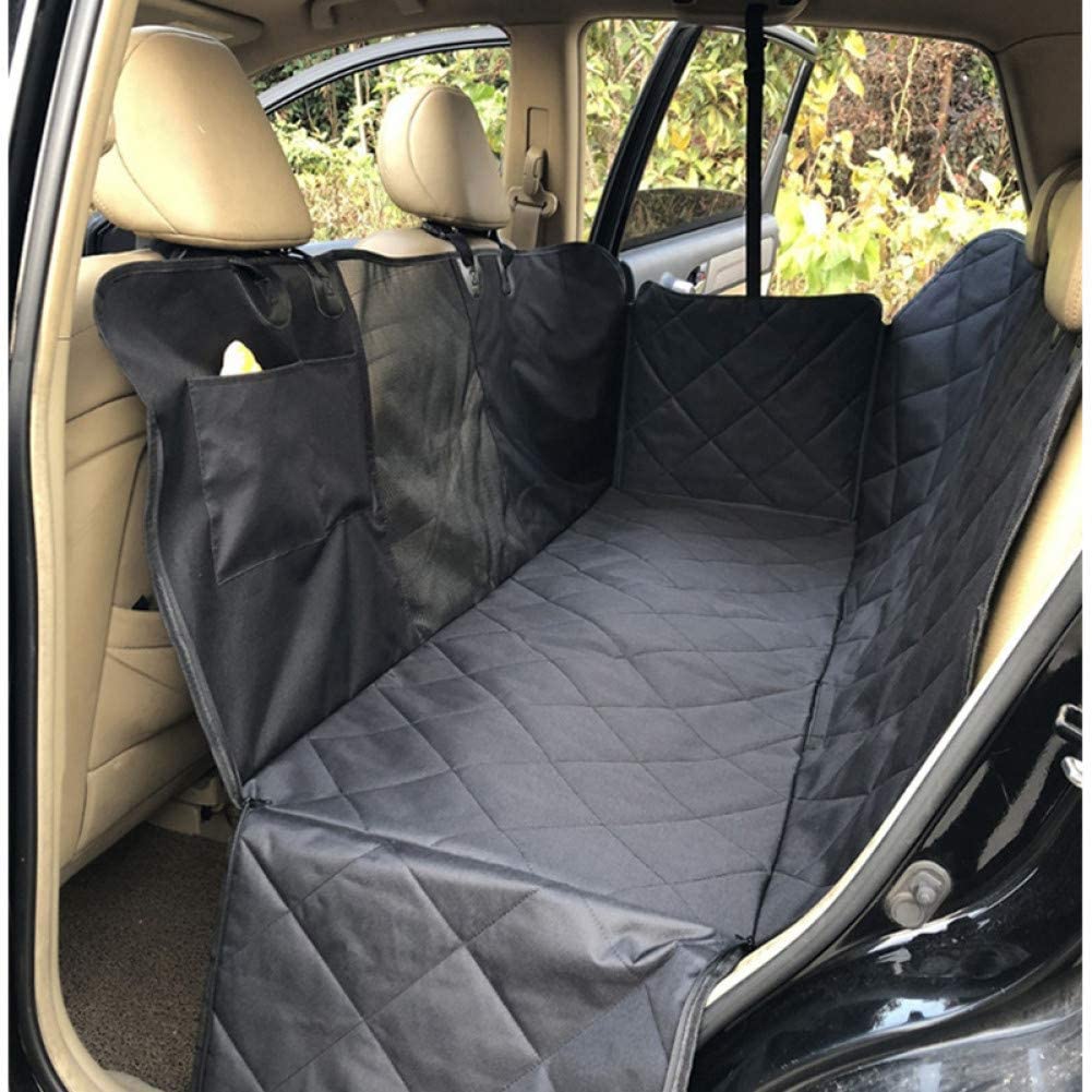  ZZSDG Impermeable Mascotas Funda de Asiento de Coche Portador de Perro Malla Ventana de visualización Gato Perro Hamaca Cojín Protector Organizador Accesorios 