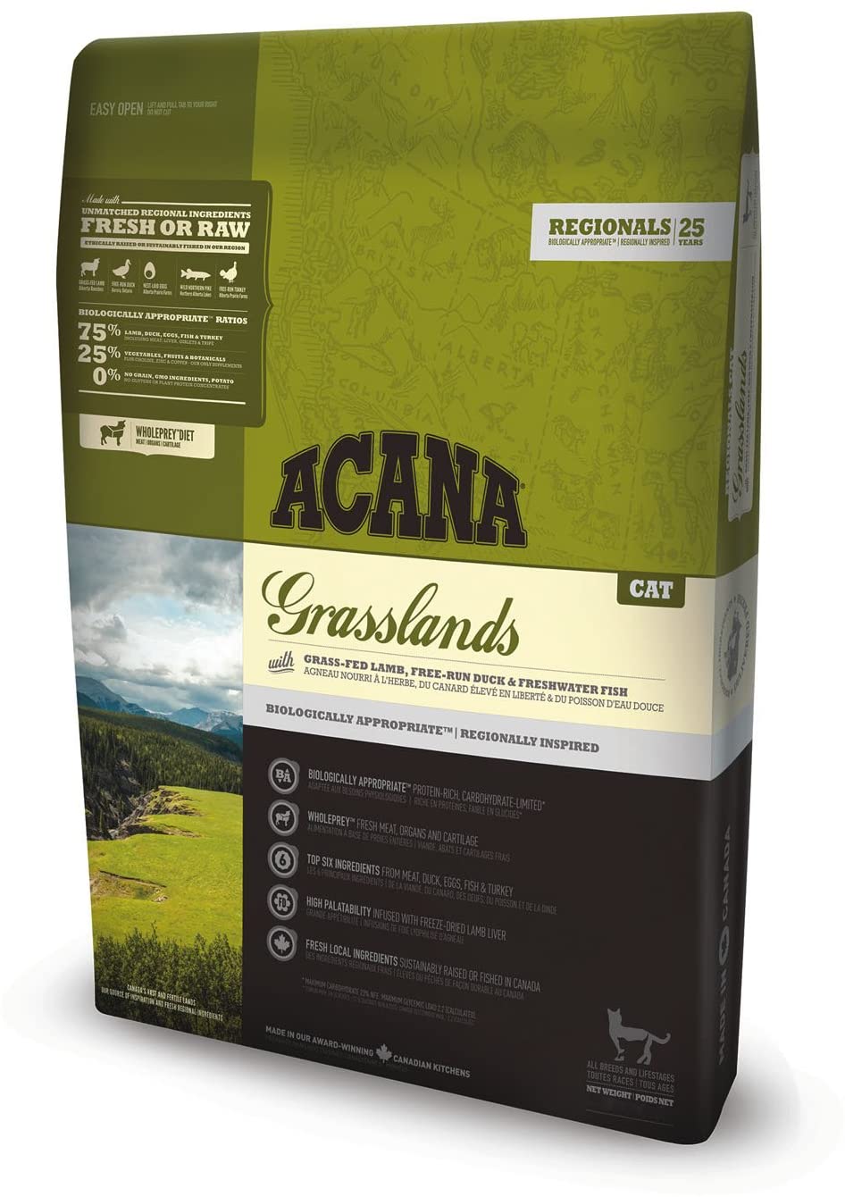  ACANA Grasslands Comida para Gatos - 5400 gr 