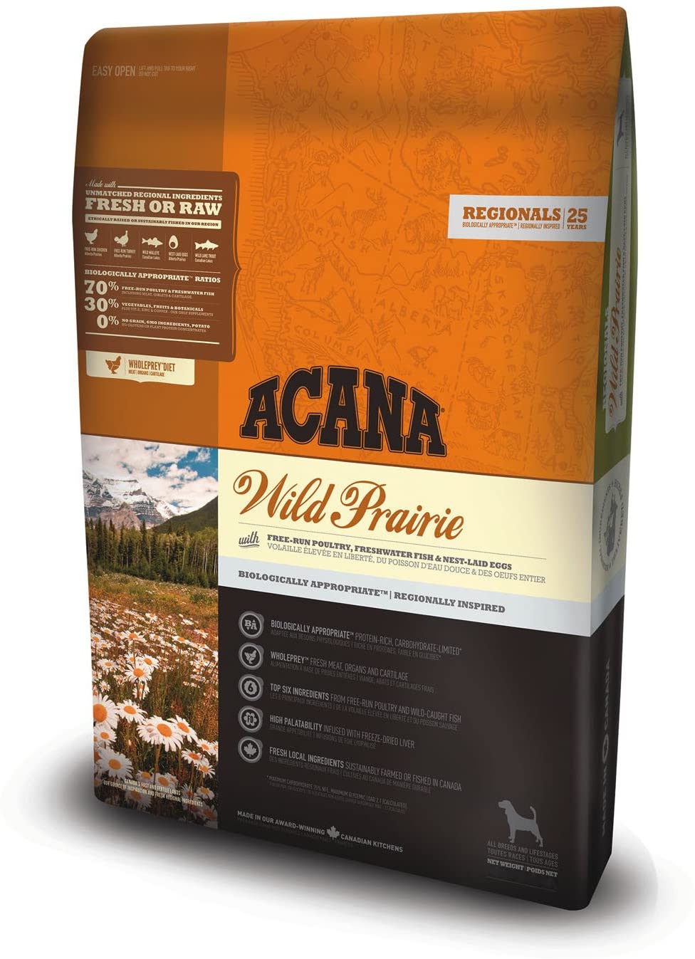  ACANA Wild Prairie Comida para Perros - 11400 gr 