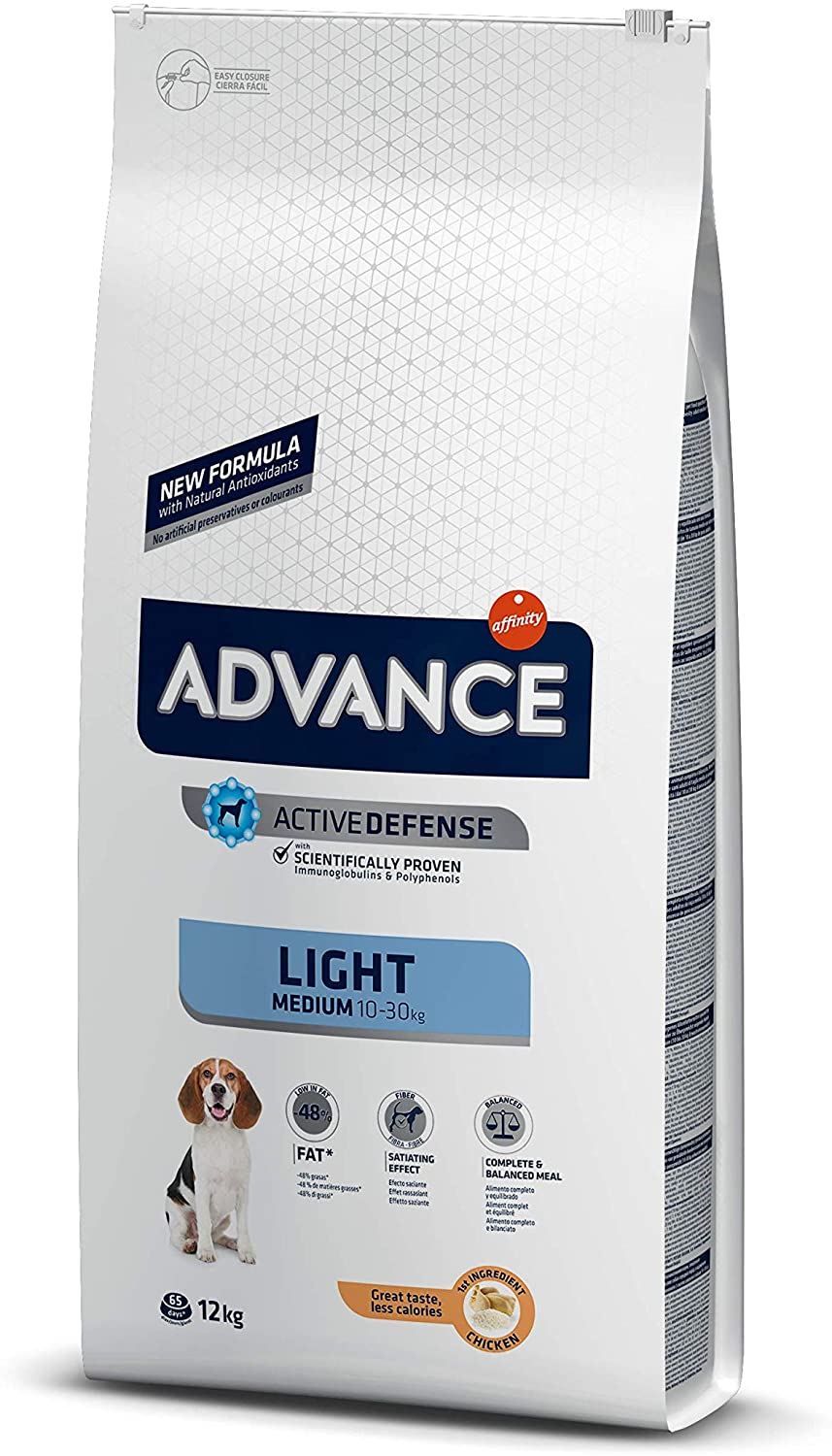  Advance Light Pienso para Perros Medium - 12000 gr 