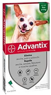  Advantix para Perros de hasta 4 kg 