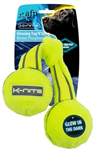  ALL FOR PAWS AFP3319 Doble Pelota Brillante y Fluorescente K-Nite 