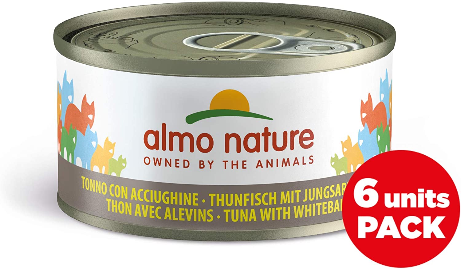  almo nature Legend Cat Tuna con Whitebait Mega Pack 6 x 70 g 