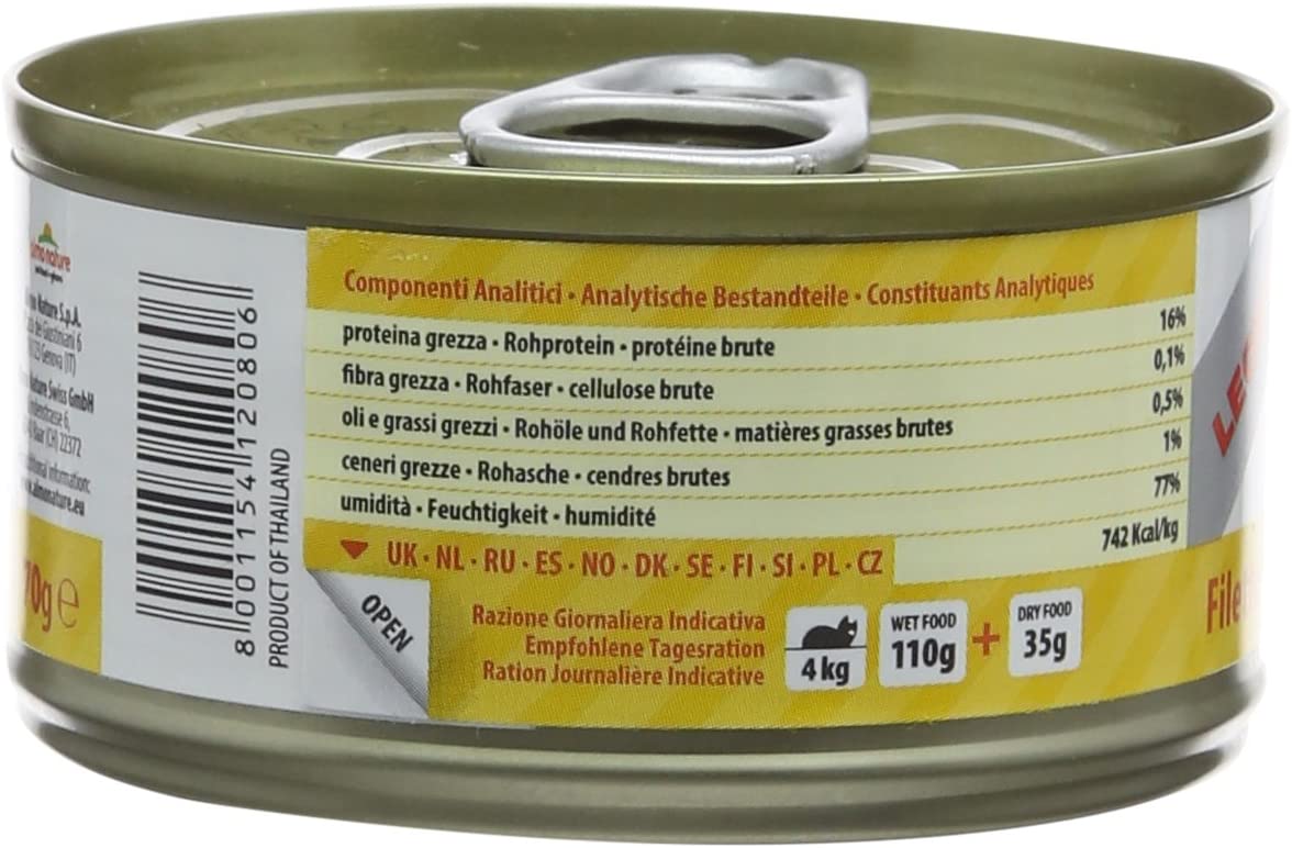  Almo Nature Legend - Filete para Gato (6 x 70 g) 