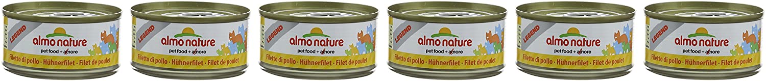  Almo Nature Legend - Filete para Gato (6 x 70 g) 