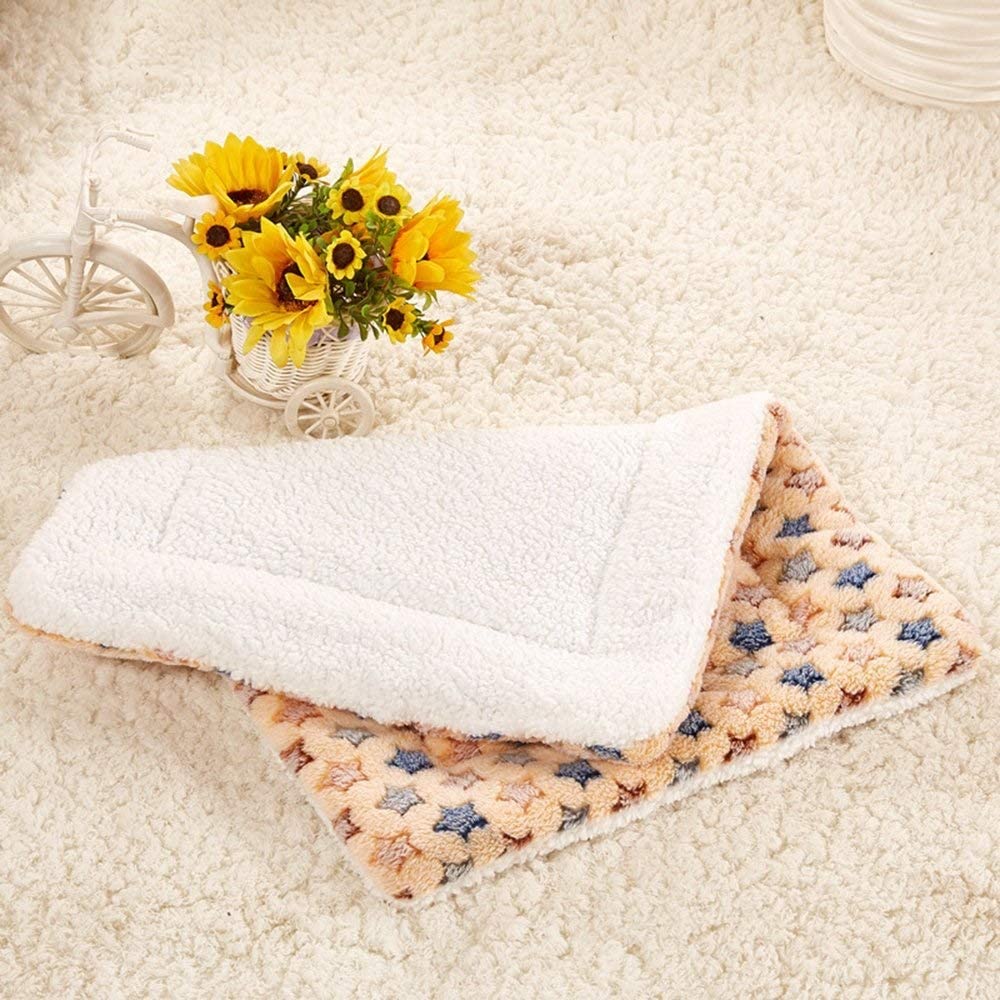  Almohadilla para Dormir De La Manta para Mascotas: Sofá De Cama Mullida, Cómoda Y Lavable con Sueño Cómodo, Apta para Gatos Y Perros Pequeños Y Medianos (Color : Beige, Tamaño : XL) 