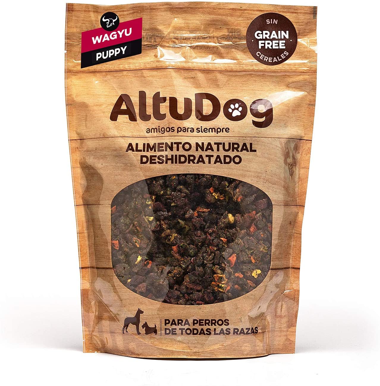  ALTUDOG Alimento Natural deshidratado para Cachorros Wagyu SIN Cereales 250g - Comida Natural para Perros (10x250g) 