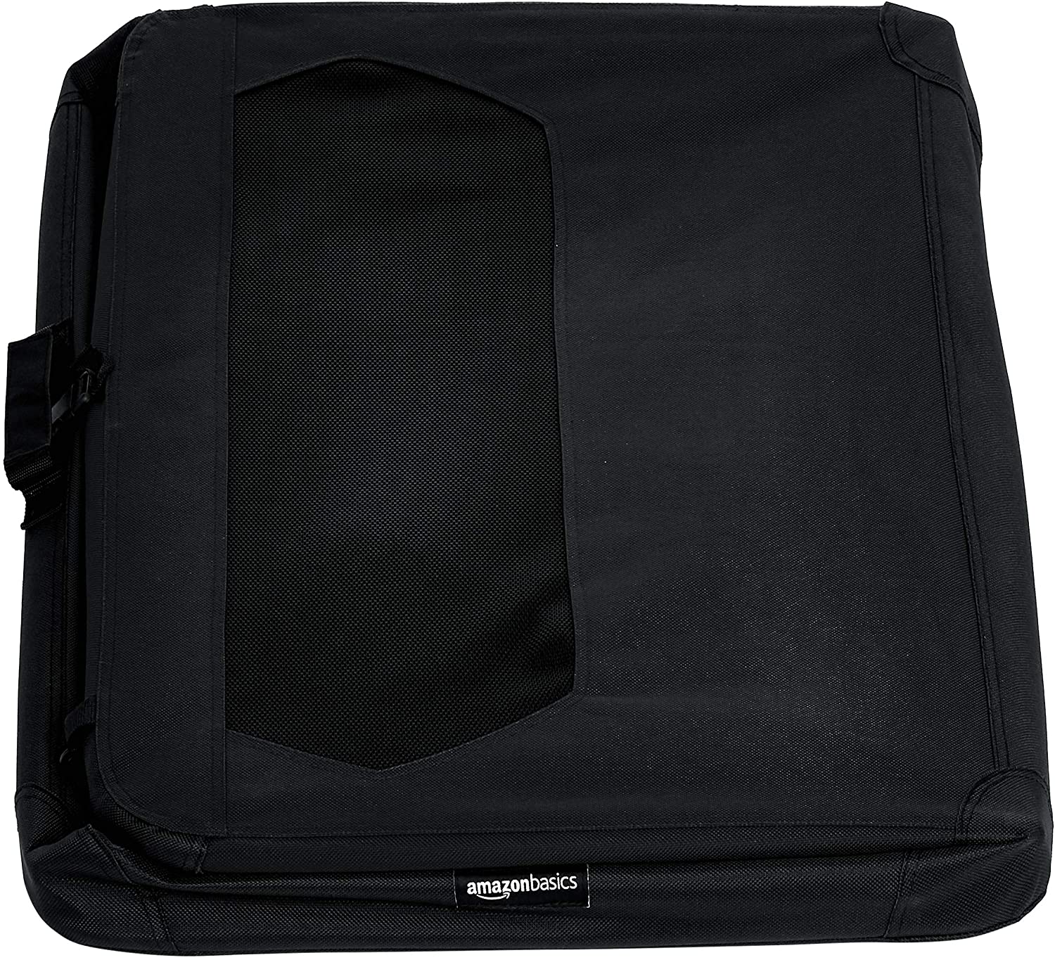  AmazonBasics – Transportín para mascotas abatible, transportable y suave de gran calidad, 91 cm, Negro 