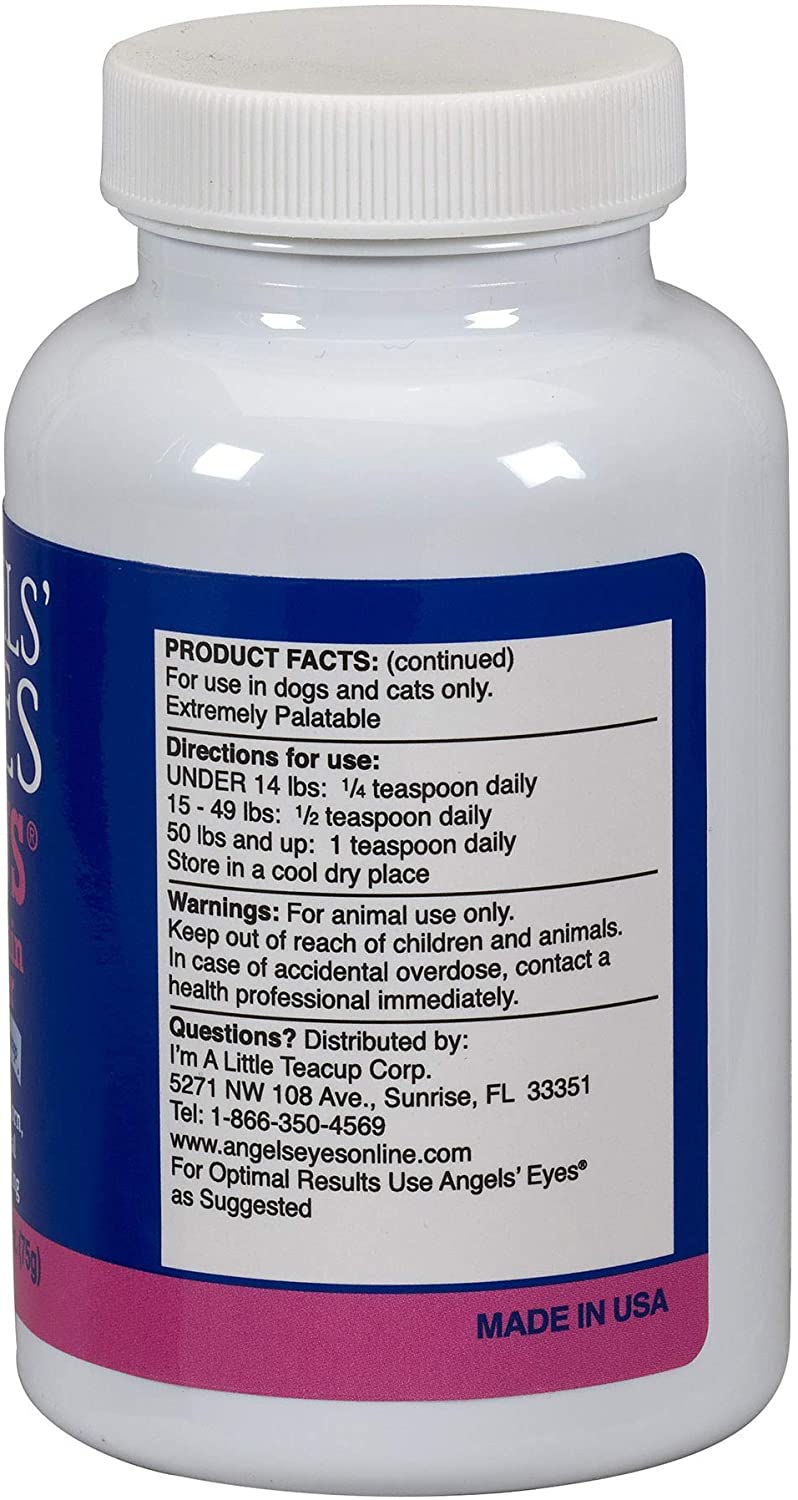  Angels Eyes Fórmula de Carne Plus de Suministros de Ojo para Perros, 75 g 