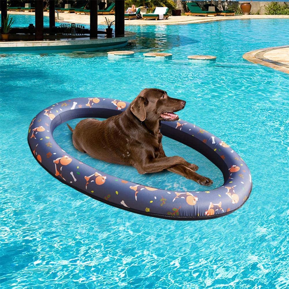  Anillo de baño de verano para mascotas, piscina para perros, piscina para perros grandes y pequeños, baño para niños, PVC respetuoso con el medio ambiente, mascotas antideslizantes y bien selladas 