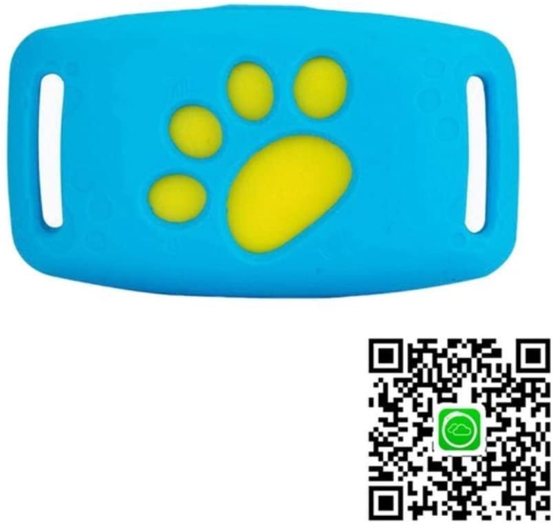  Animal Perro Collar Leash Collar De Perro Con Rastreadores Gps Correas Ajustables Collar De Pbase Localizador De Collar Gps Buscador De Monitor De Perro Inalámbrico Inteligente Anticaídas, Azul, L 