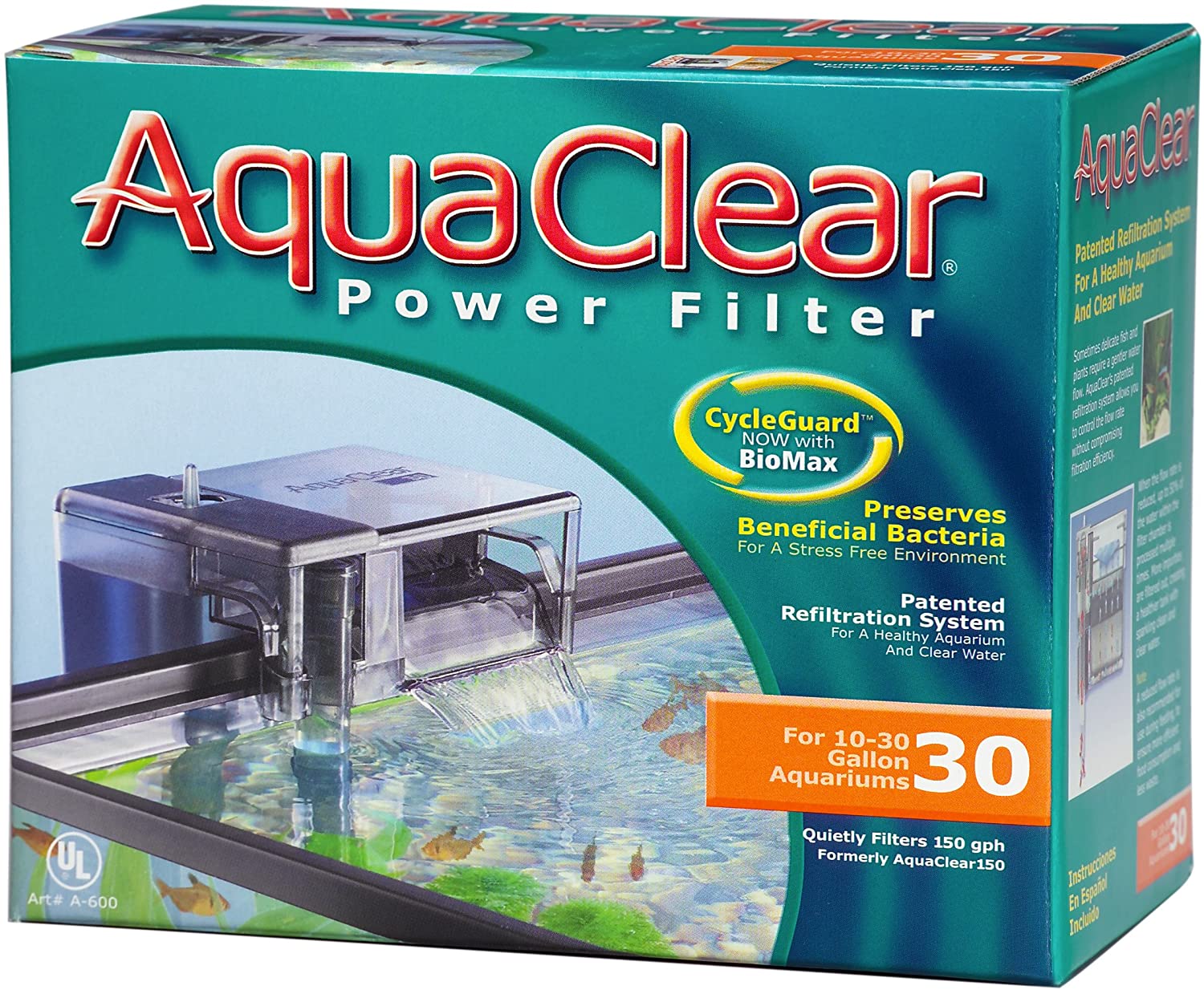  AquaClear Sistema de Filtración 30, 150 