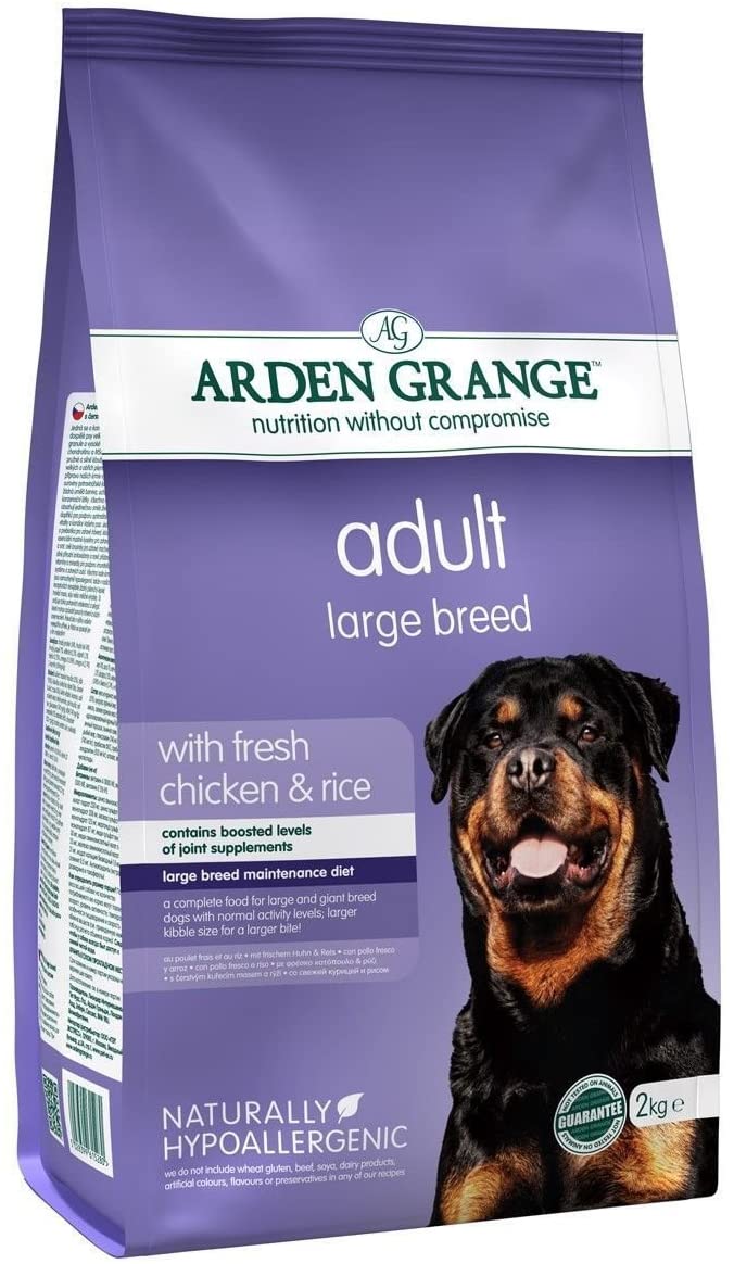  Arden Grange MultiBuy - Pollo hipoalergénico y arroz grande para adultos y perros secos 