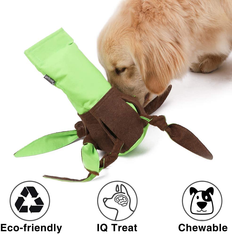  AYADA Juguetes para Perros con Sonido, Juguete de Snuffle para Perro Sonoro Interactivo Juguete Perro Squeaky Forma de Pulpo Juguete Entrenamiento/Alimentador Lento para Perro Pequeños y Medianos 