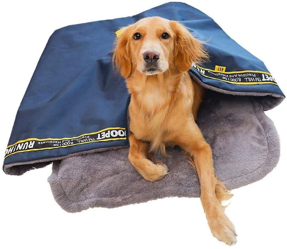  AYWJ YAN Saco de Dormir for Mascotas, for Cama de Perro o Gato, for Perros pequeños, medianos y Grandes Plegable (Size : S) 