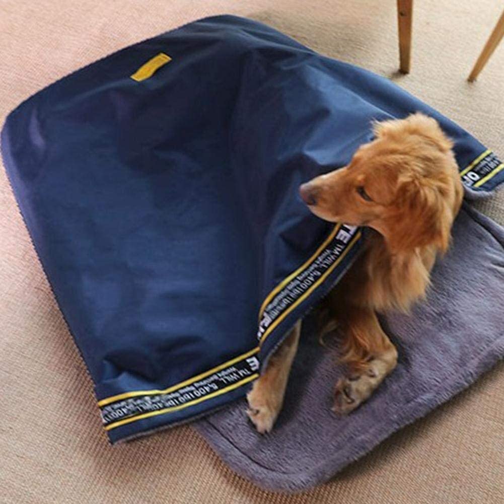  AYWJ YAN Saco de Dormir for Mascotas, for Cama de Perro o Gato, for Perros pequeños, medianos y Grandes Plegable (Size : S) 