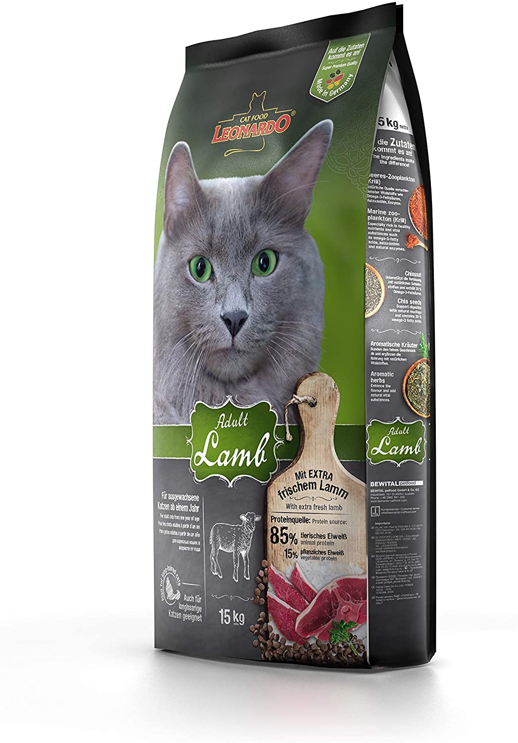  Belcando Leonardo Feline Adult Cordero 15Kg 15000 g 