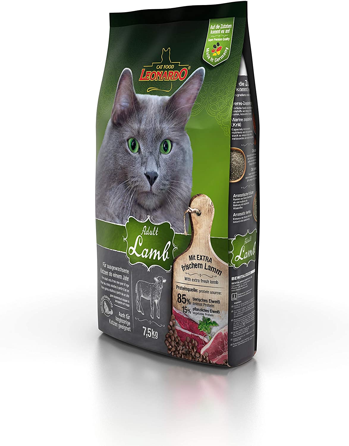  Belcando Leonardo Feline Adult Cordero 7,5Kg 7500 g 