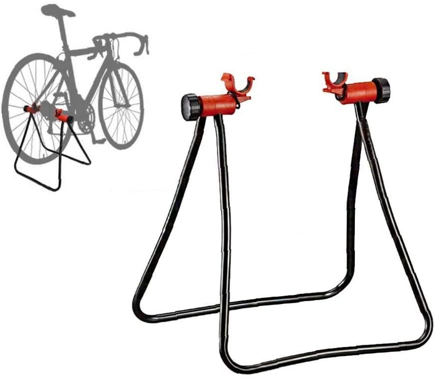  Bikestand Altura Ajustable Bikestorage portabicicletas Cubo de la Rueda del Soporte de exhibición de Piso de Almacenamiento en Rack Bikerepair Soporte del Retroceso 1pcs Negros 