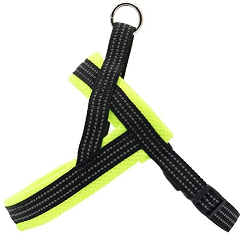  BPS® Arnés Correa para Perros Mascotas Collar Ajustable 4 Tamaños Colores para Elegir para Perro Pequeño Mediano y Grande (M, Verde) BPS-3882V 