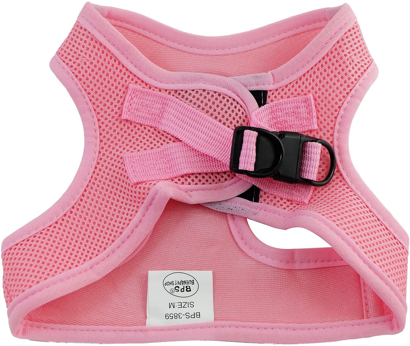  BPS® Arnés para Perros Mascotas Callar para Perros Mascotas 5 Tamaños para Elegir para Perro pequeño Mediano y Grande (Rosado, S) BPS-3858RO 