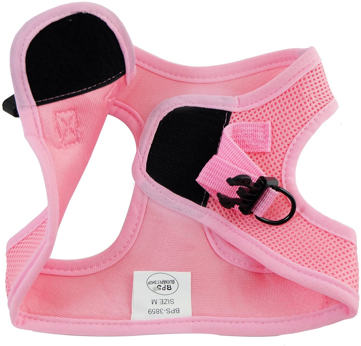  BPS® Arnés para Perros Mascotas Callar para Perros Mascotas 5 Tamaños para Elegir para Perro pequeño Mediano y Grande (Rosado, S) BPS-3858RO 