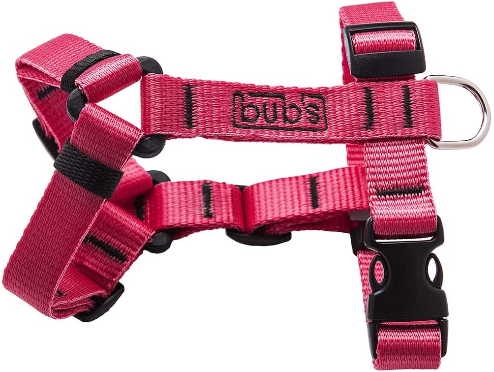  bub's Not Pull - arnés para Perro pequeño Sistema Anti tirón (Comprobar tamaño: Cuello 24 a 42 cm Pecho 31 a 49 cm) Color Negro 