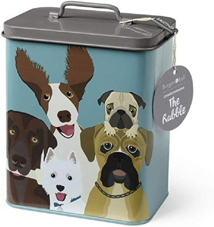  Burgon & Ball - Creaturewares - Caja de Almacenamiento para Comida de Mascotas 