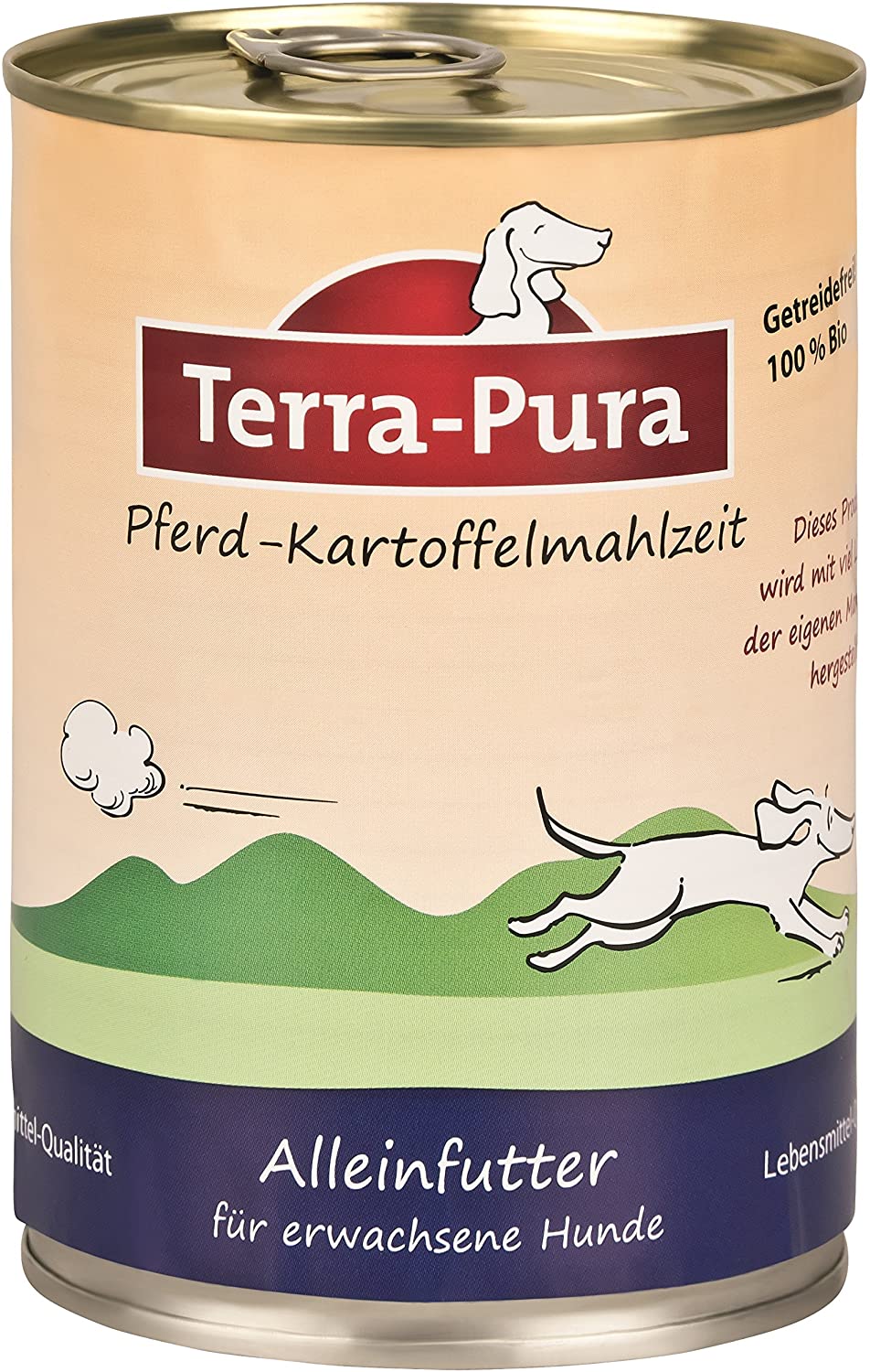  Caballo de patatas comida para perros 400 g lata X 12 Terra pura para perros delicados 