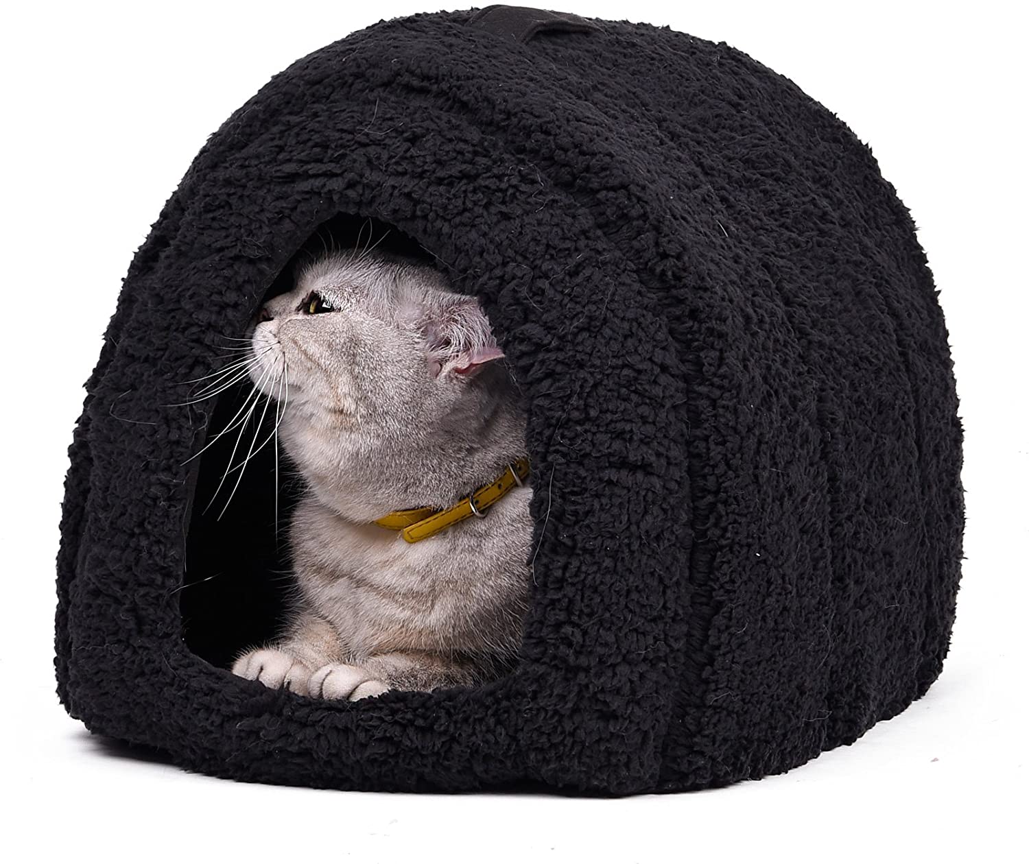  Cama con forma de cueva para mascotas, de la marca Pawz Road 