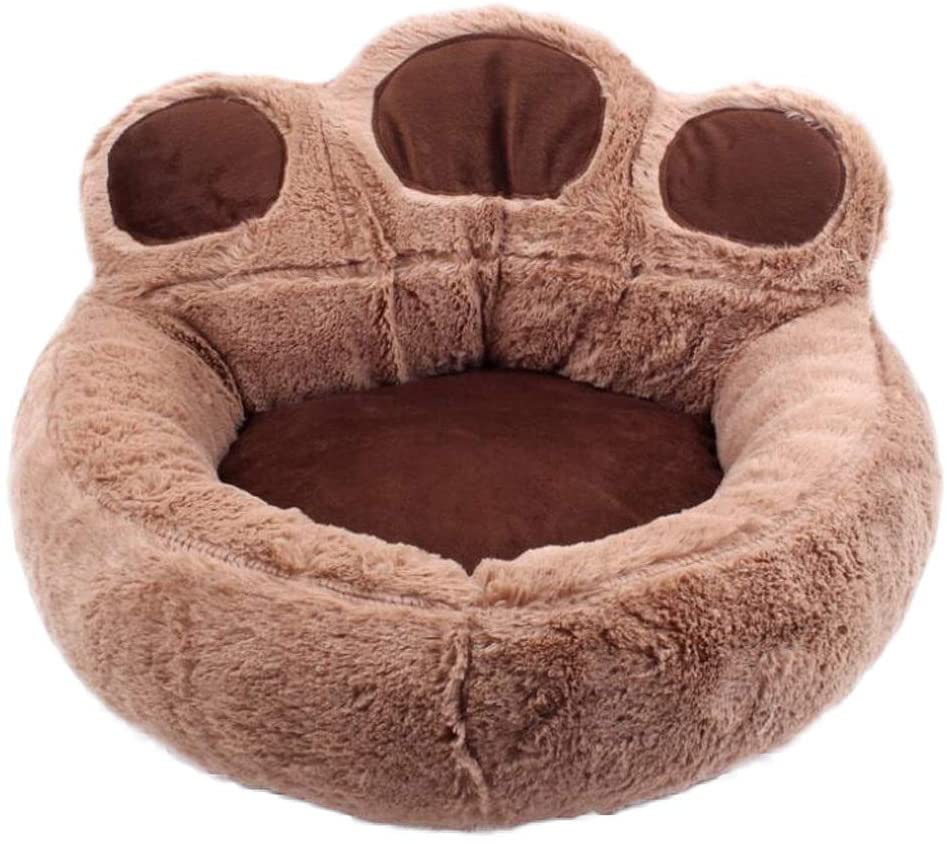  Cama Para Mascotas Antideslizante Parte Inferior Pata Linda Con Forma De Sofá Sofá Cama Para Perros Colchón De Felpa Portátil De Felpa Suave Y Acogedora Para Perros Pequeños Y Medianos Perros Con 