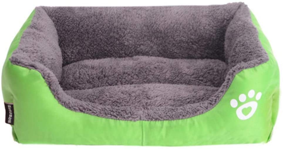  Cama para perros para perros pequeños, medianos y grandes Tamaño 3XL Casa para perros para mascotas Cálidas camas para gatos con perrito de algodón para cama para perros grandes, B, XL 80cmx65cmx17cm 