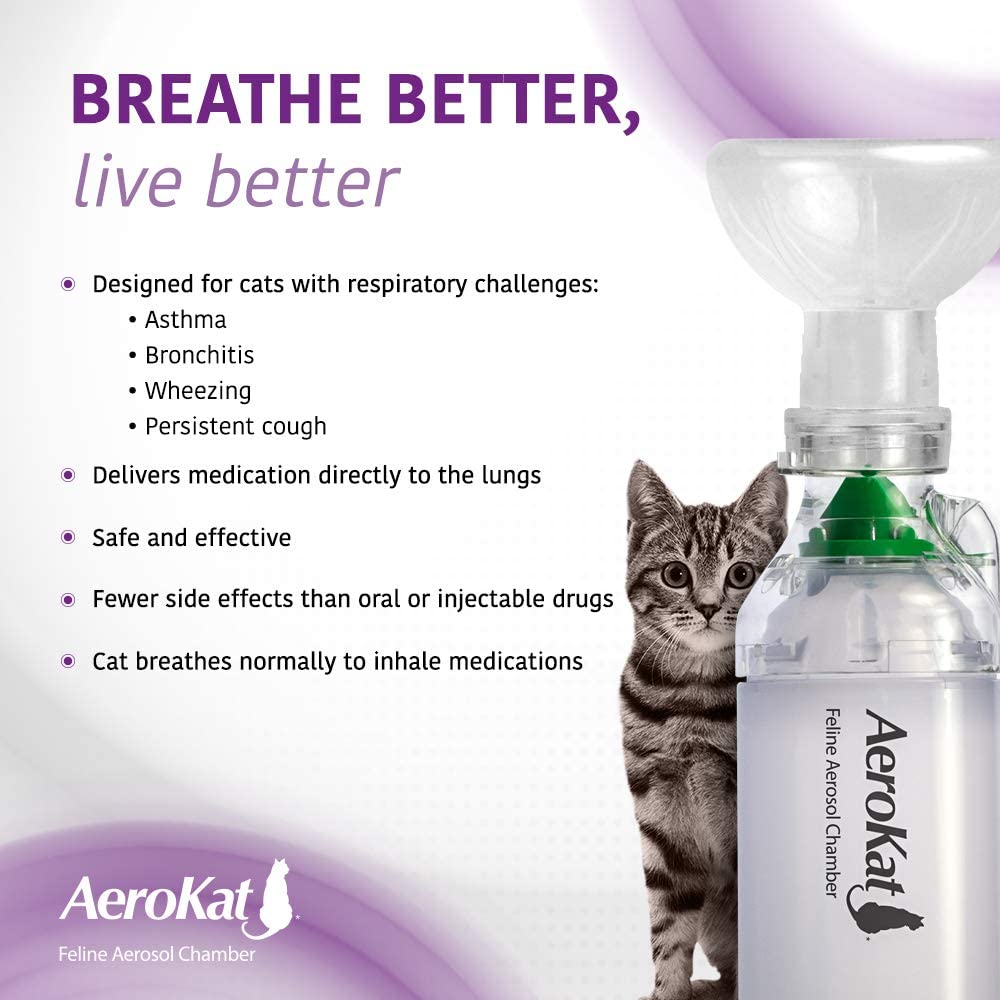  Cámara de inhalación para gatos Aerokat de Trudell Medical Int 