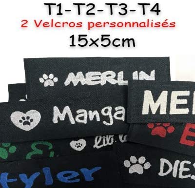  Canicaprice Velcro Personalizado Julius K9 16 x 5 cm 