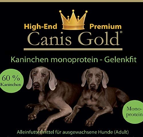  Canis Gold 5 kg Adult 60% Conejos | monopro calcárea | getreidefreies Super Premium Perros trockenfutter 