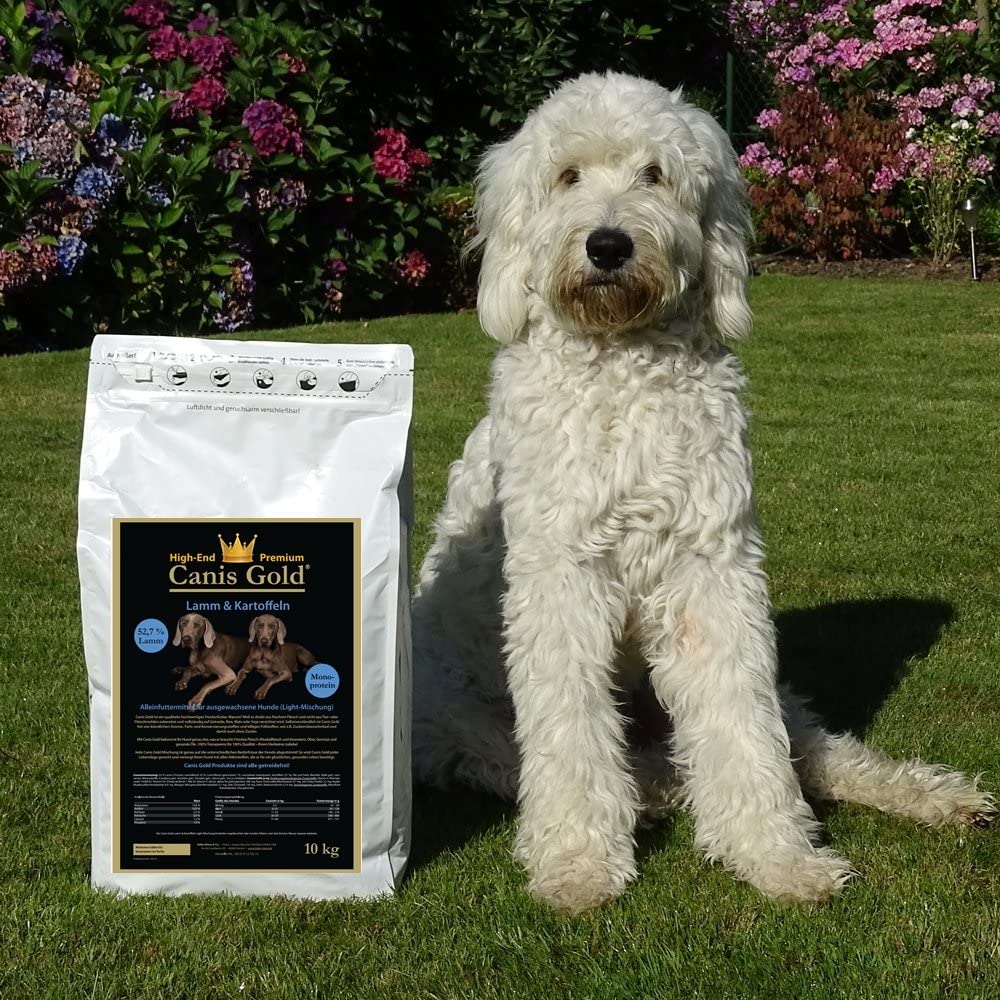  Canis Oro 5 Kg Light 52,7% Cordero patatas | monopro calcárea | getreidefreies Super Premium Perros trockenfutter 