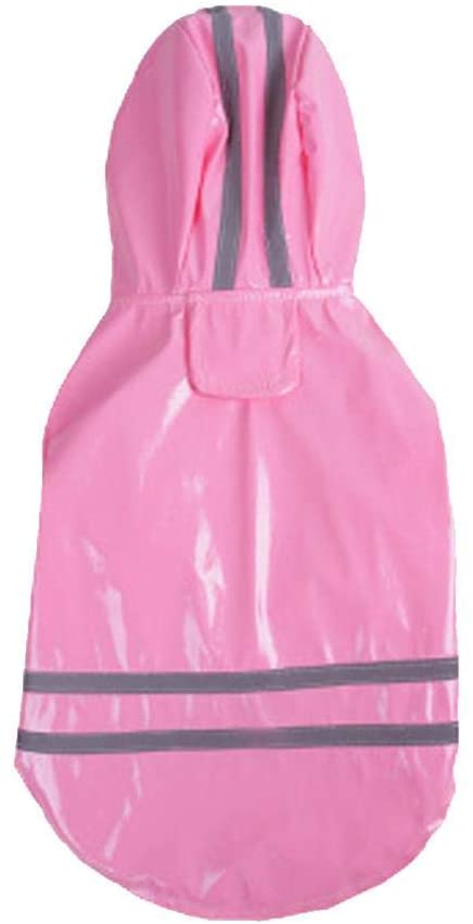  Chaqueta impermeable para mascotas Chaqueta impermeable para perros Chaqueta de abrigo para mascotas suministros para mascotas ropa impermeable caliente invierno pequeño arnés chihuahua, rosa, M 