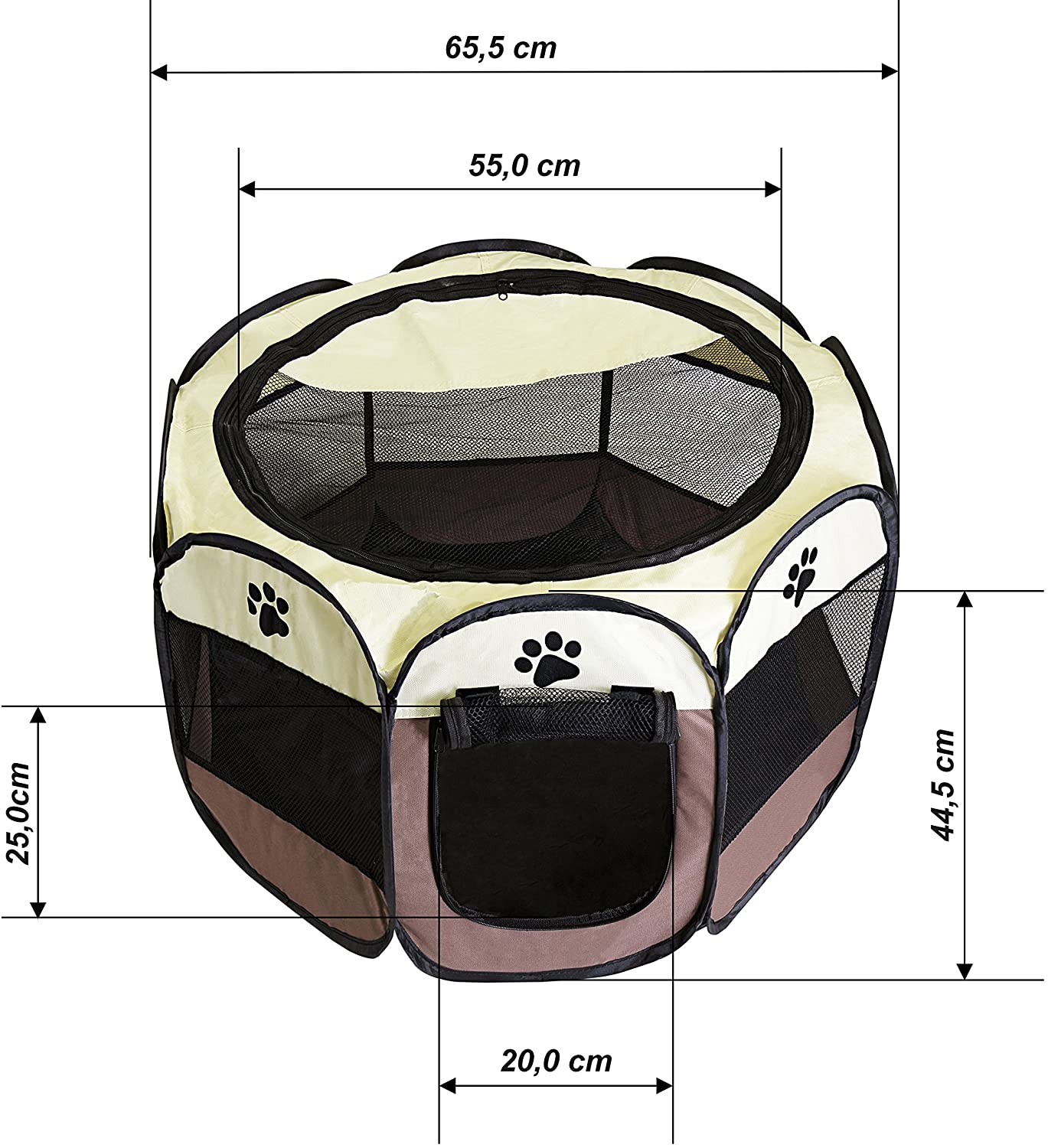  Cosy Life® Parque para perros - Recinto de Juego Entrenamiento Dormitorio para mascotas 