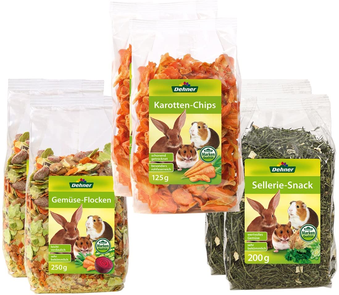  Dehner Snack Adolescente Verduras Mix, por 2 x de Verduras, de Zanahoria y Apio Snack (1150 g) 