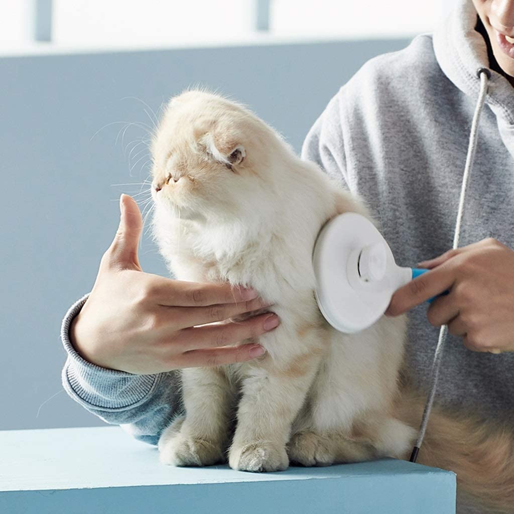  Detazhi Deshedding Preparación del Gato Perro Mascota Cepillo del Masaje y estética del Peine del Pelo del Pelo for ET 